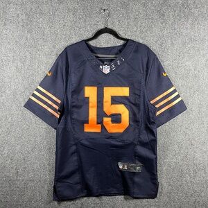 Nike On Field Chicago Bears #15 Brandon Marshall Jersey Navy Blue Size 40 #1921